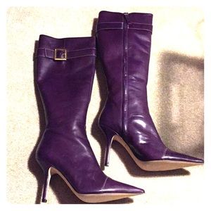 Dark purple Kate Spade boots